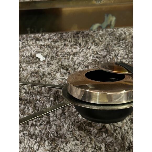 Vtg Chafing Dish Copper Full Pan Tray Rectangle Party Catering 9 X 13 Stainless - Picture 16 of 16